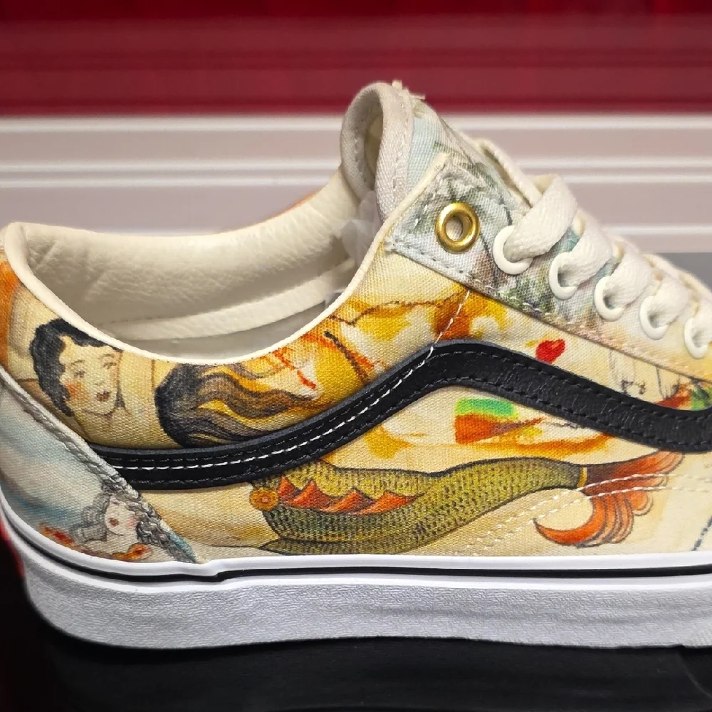 Vans Old Skool Art Print Men’s 8 Women’s 9.5 New